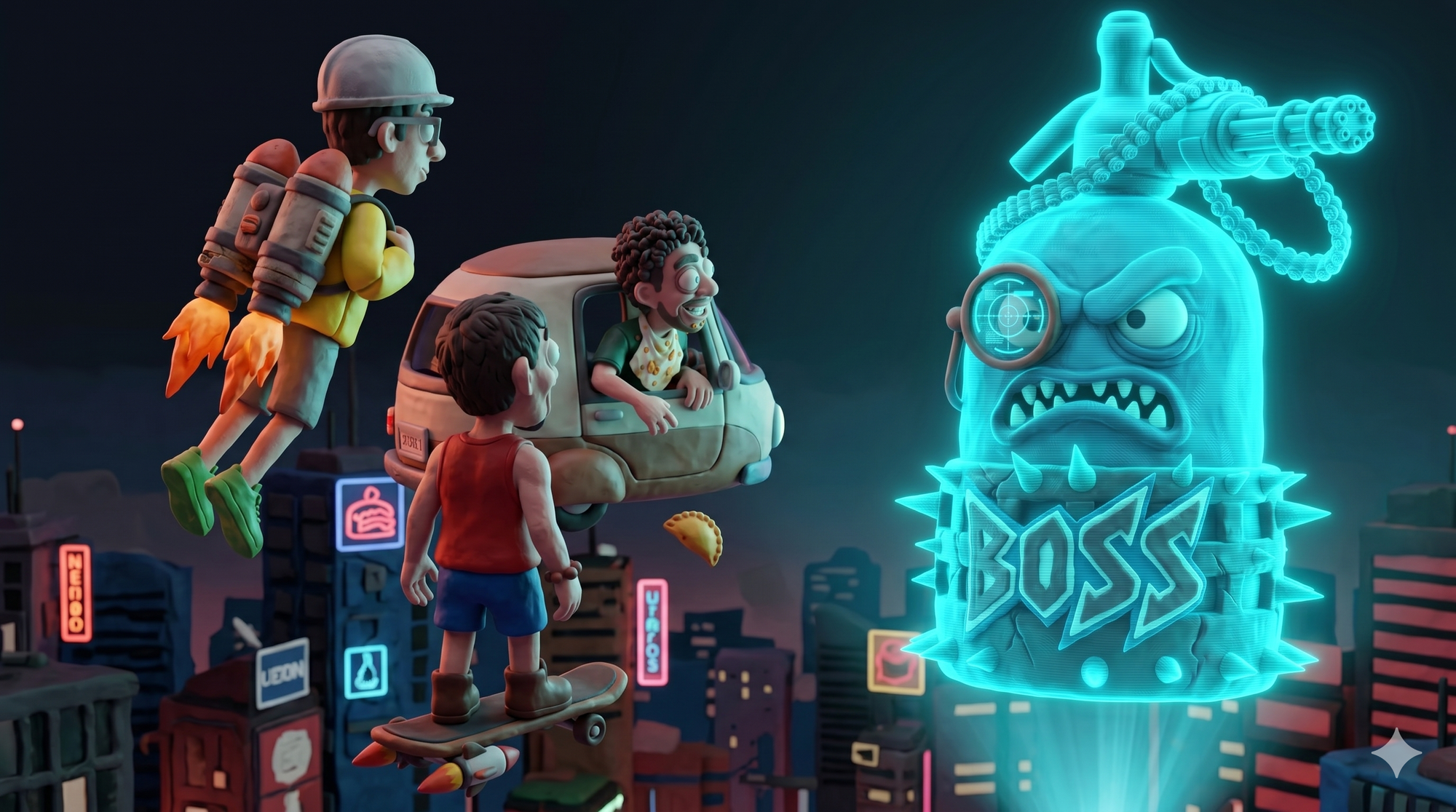 Escena futurista