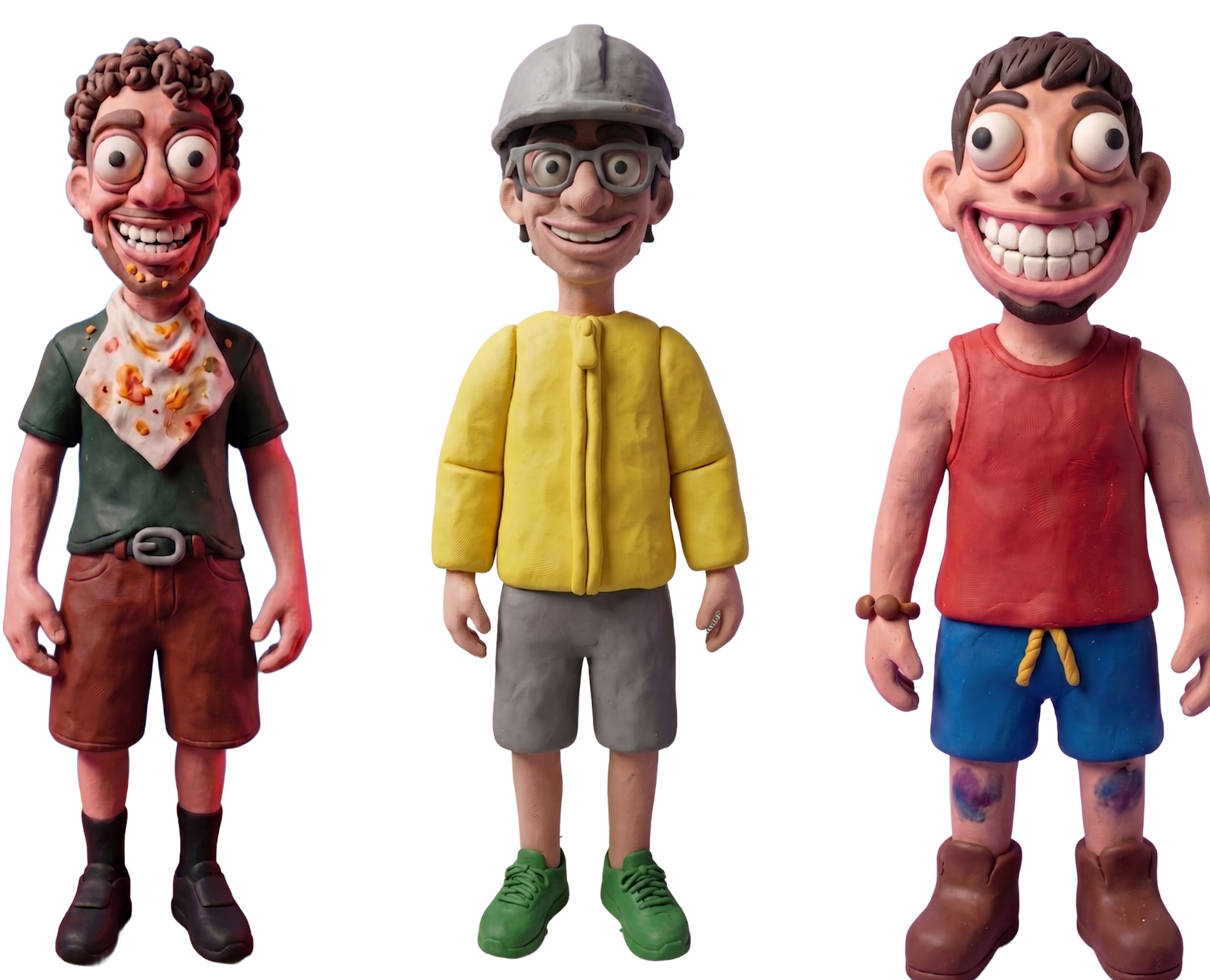 Peppi, Matti y Gatti — los tres Amigos Tipines